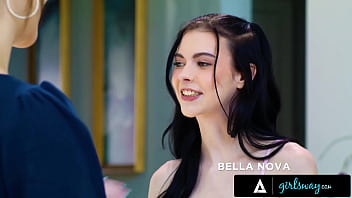 Porn videos: GIRLSWAY - MILF Lexi Luna ALMOST CAUGHT Strap-On Fuck Hot stepbae Bella Nova By Social Worker 
